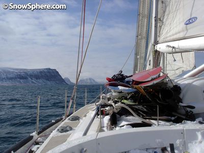 sailing in iceland